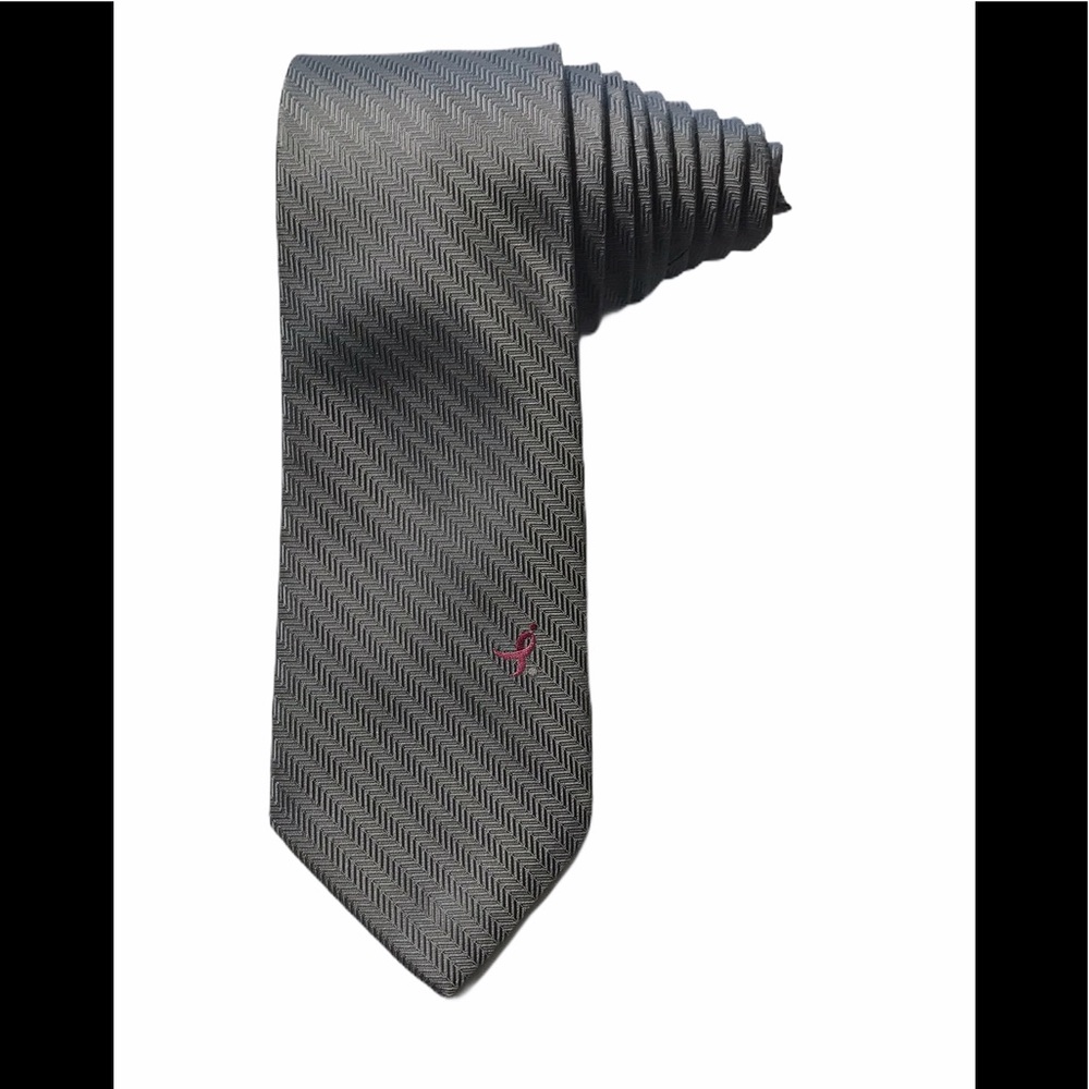 Susan G Komen Knots Of Hope Siler Gray Tie